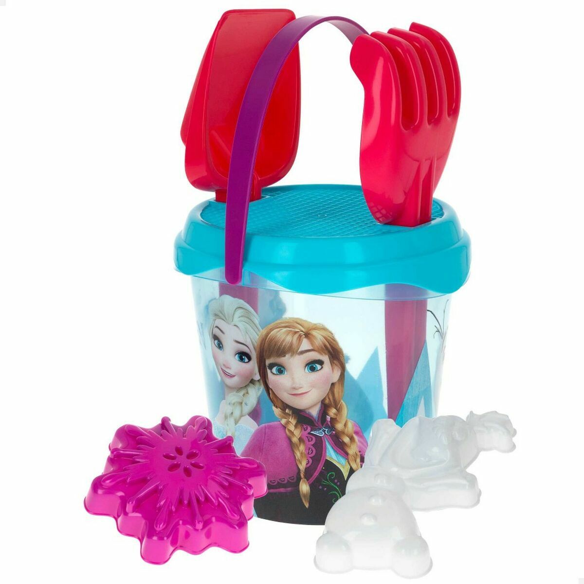 Conjunto de brinquedos de praia Frozen 18 cm
