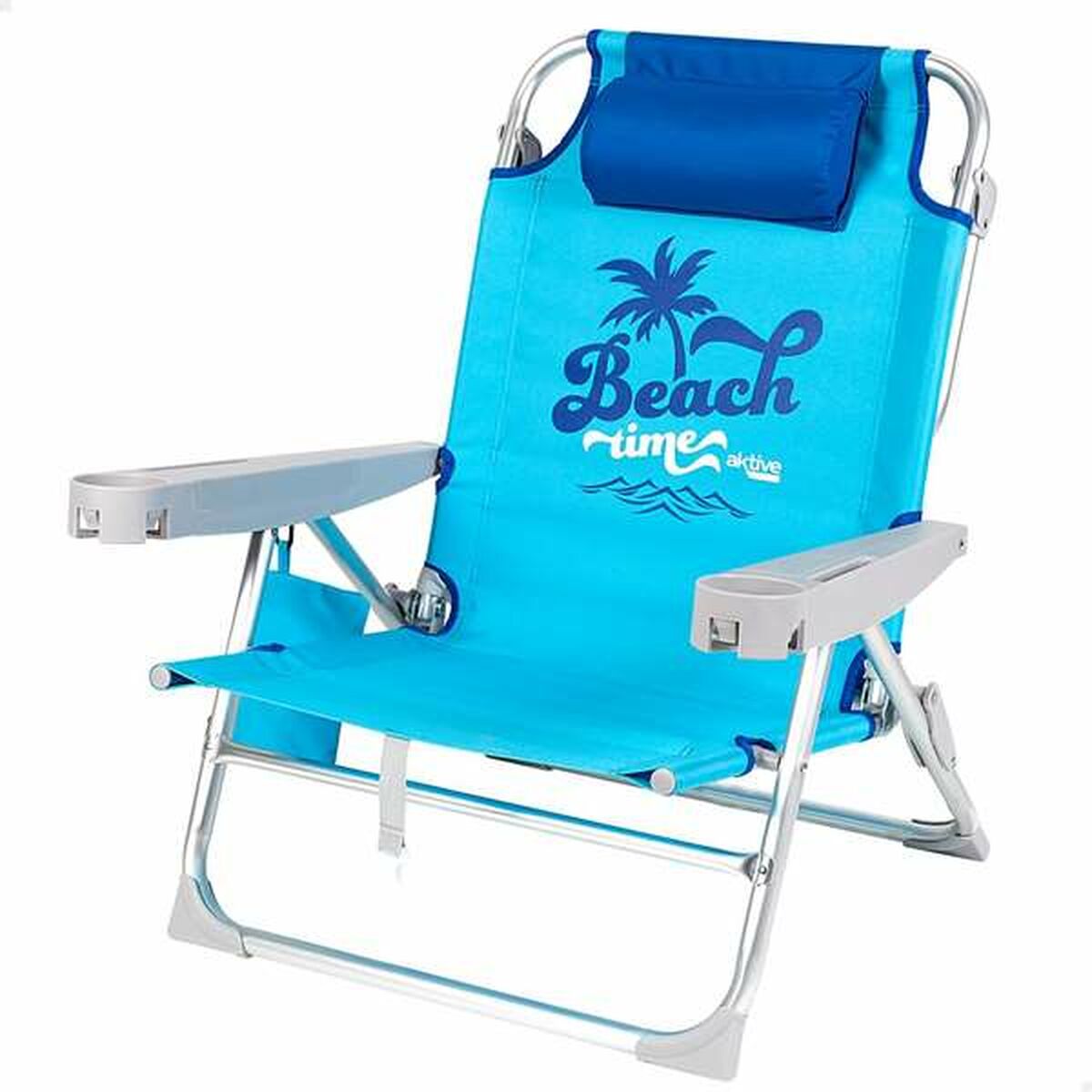 Cadeira de Praia Aktive 53 x 58 x 28 cm Azul