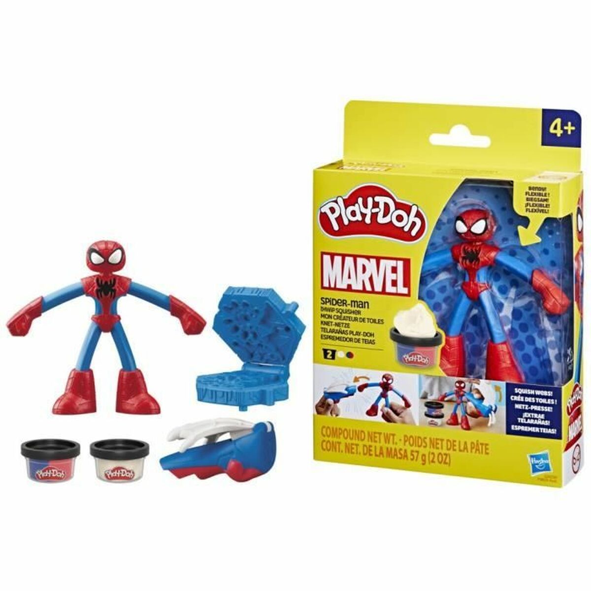Jogo de Plasticina Play-Doh My Web Creator Amarelo