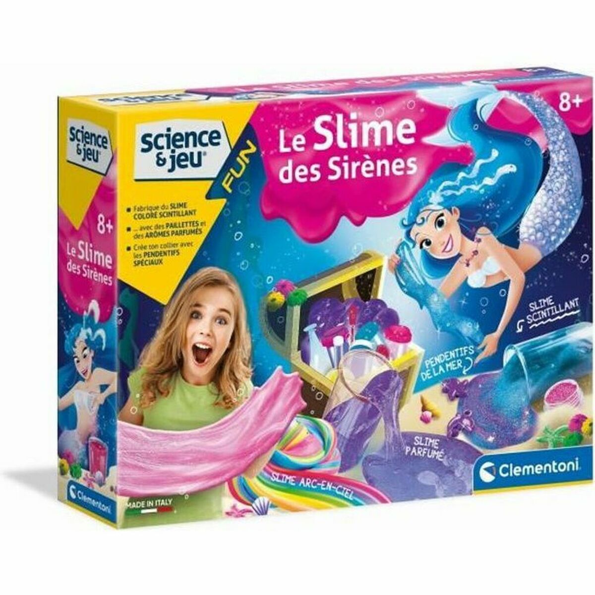 Jogo de Plasticina Clementoni Baba de sirena