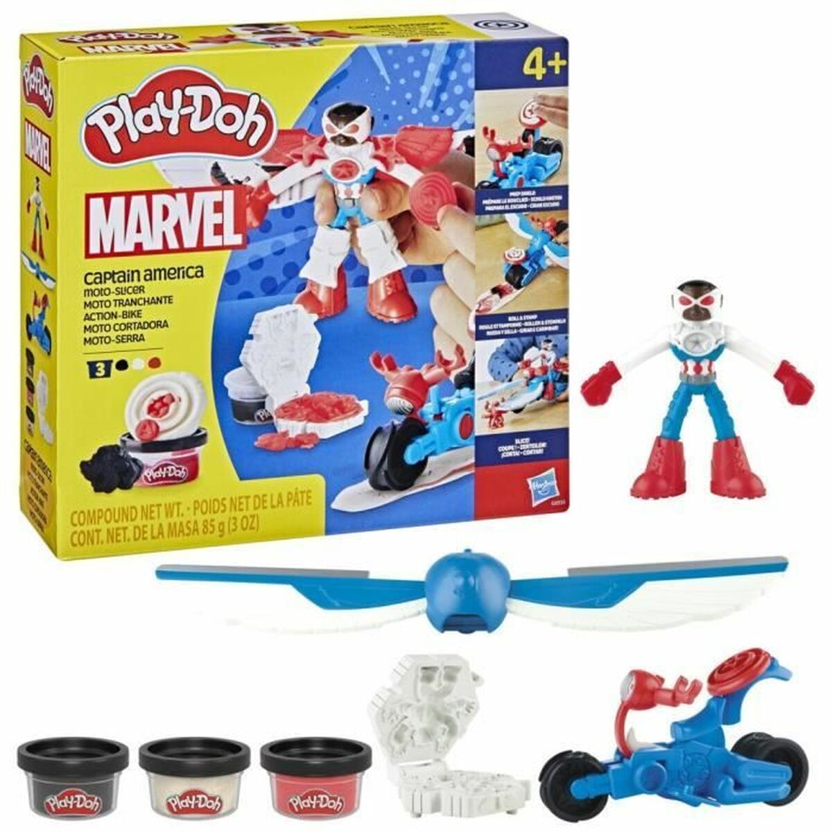 Jogo de Plasticina Play-Doh Marvel