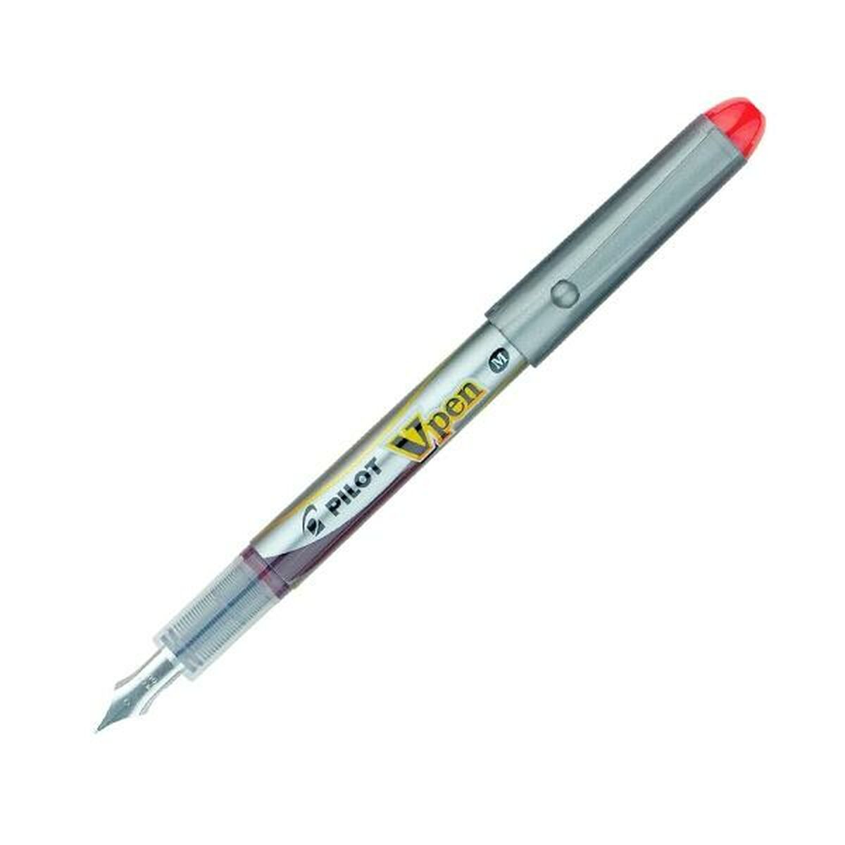 Pena de Caligrafia Pilot SVP-4M-R, V-pen, red