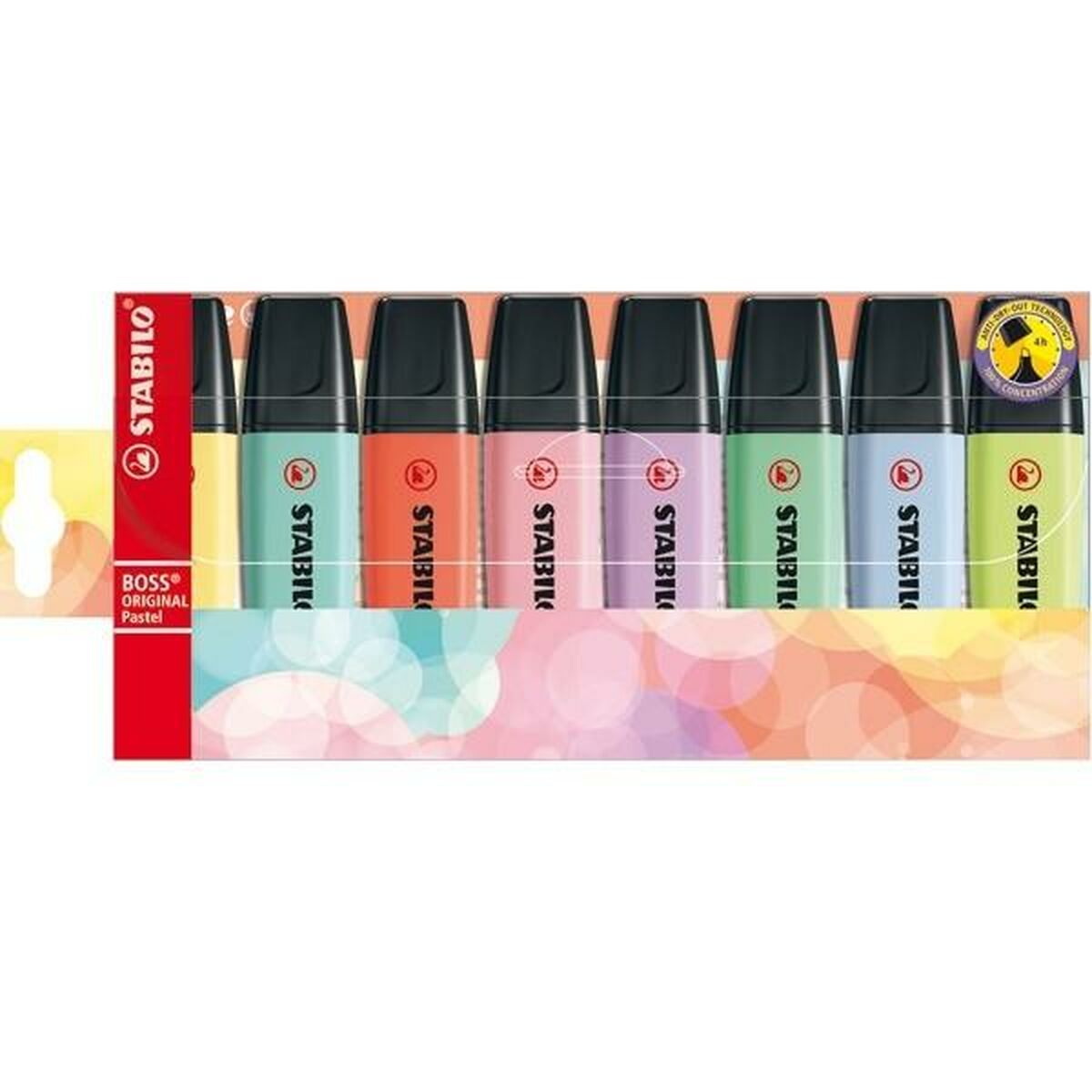 Conjunto de Marcadores Fluorescentes Stabilo Boss Original Pastel Multicolor