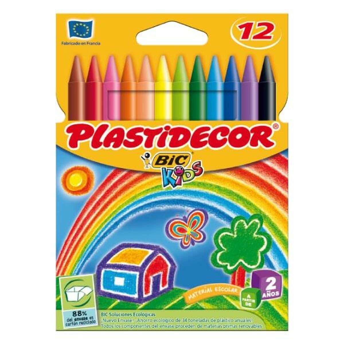 Ceras de cores Plastidecor Multicolor