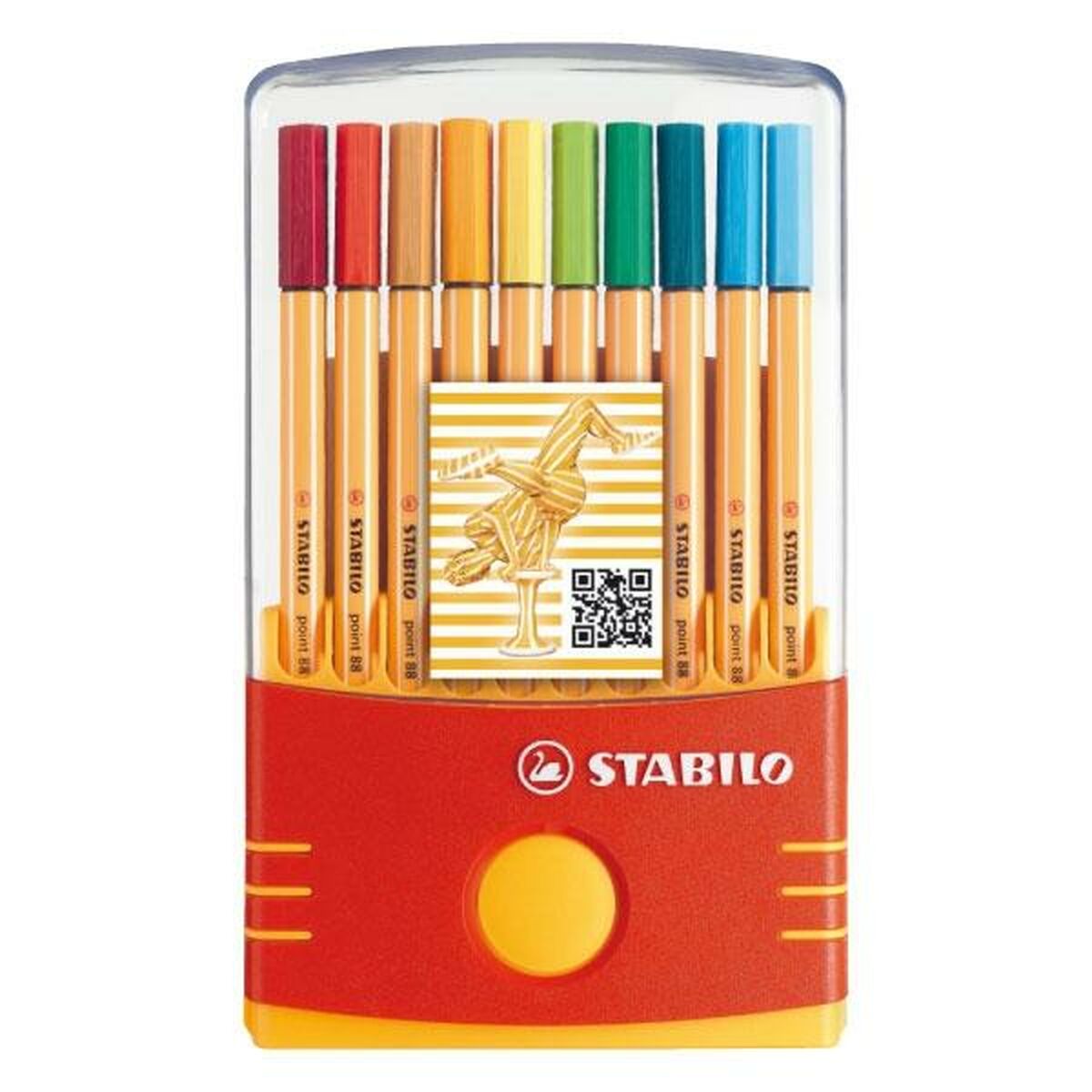 Conjunto de Canetas de Feltro Stabilo Point 88 Multicolor