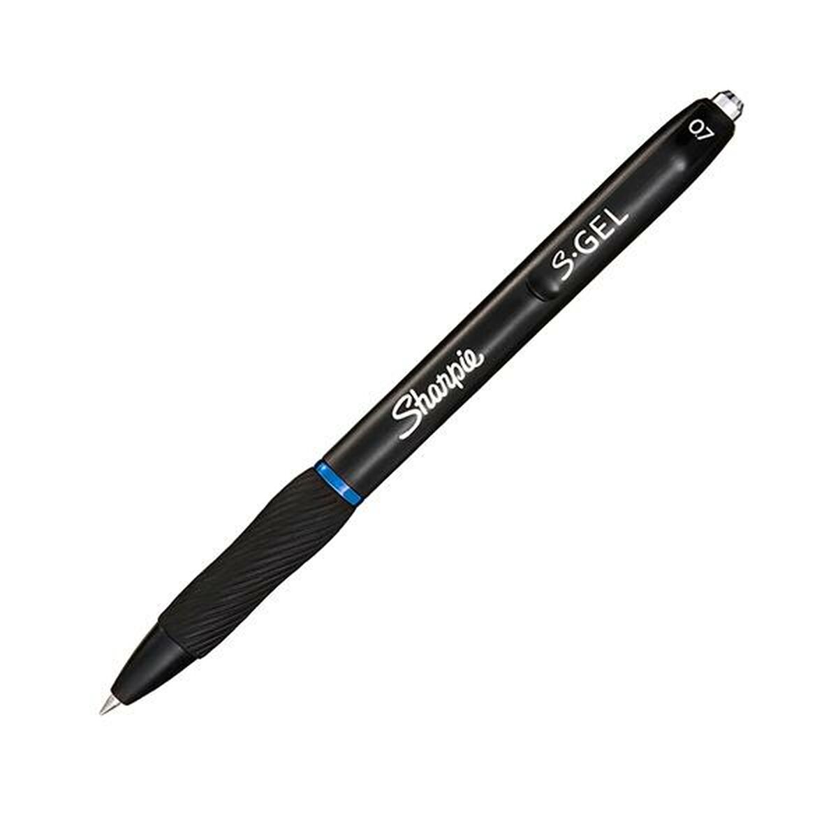 Esferográfica de gel Sharpie 2136600 Azul Preto (12 Unidades)