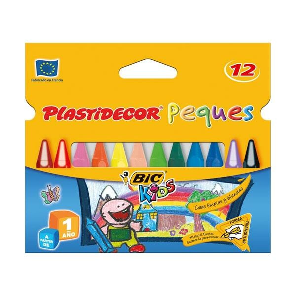 Ceras de cores Plastidecor Multicolor