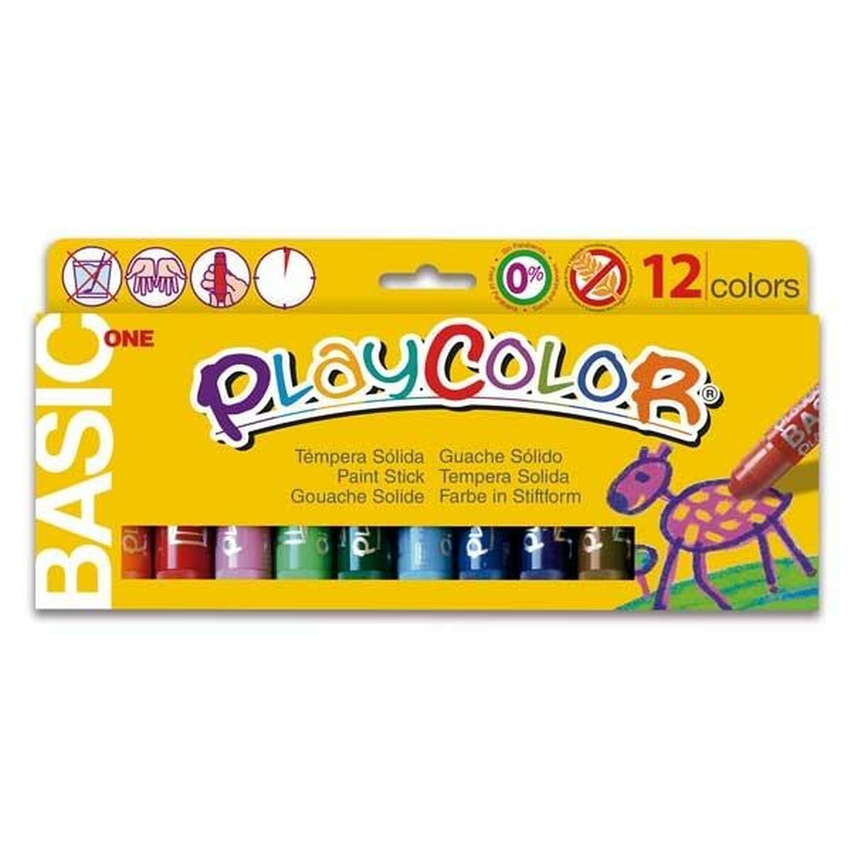 Têmperas Playcolor Multicolor 50 ml