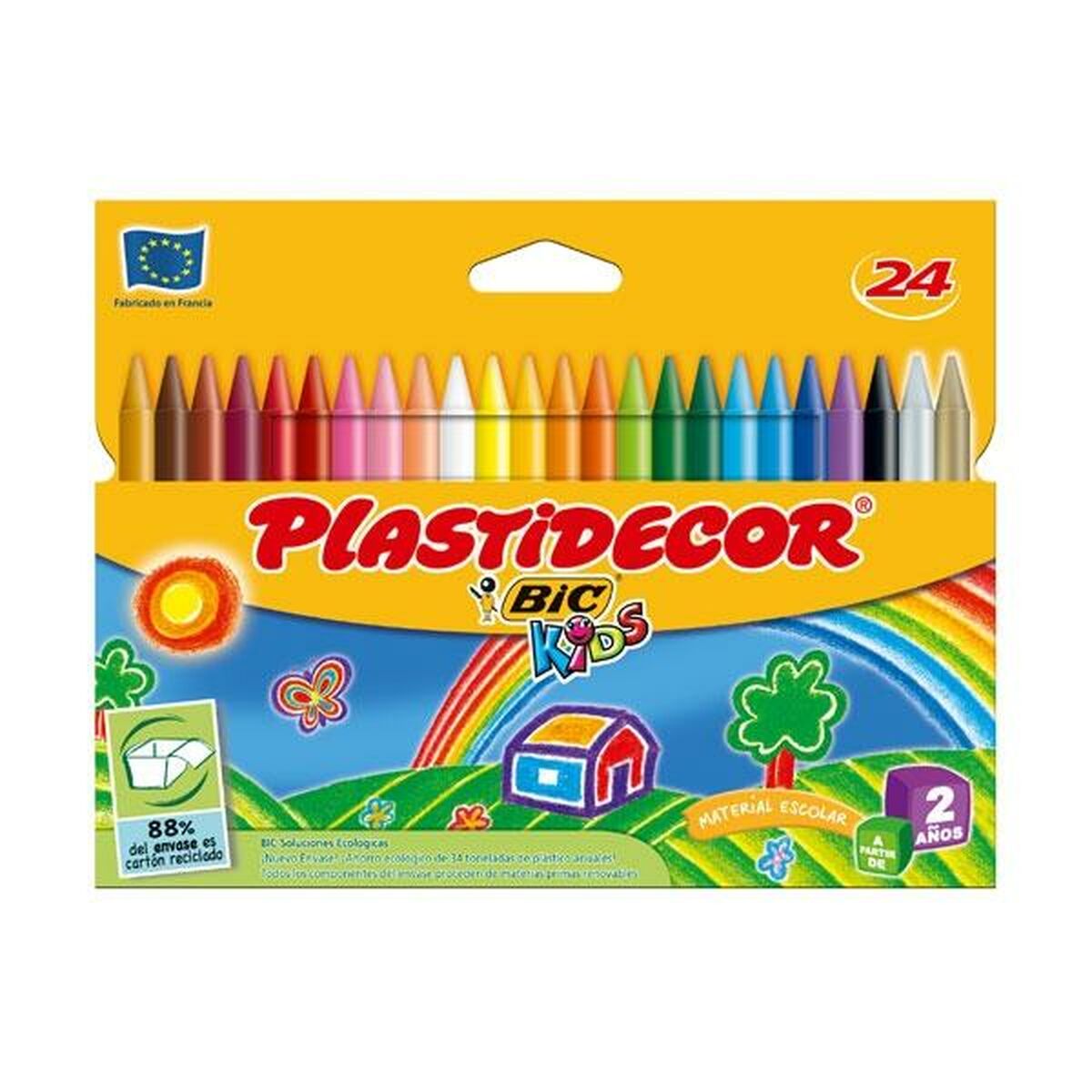 Ceras de cores Plastidecor 920301 Multicolor