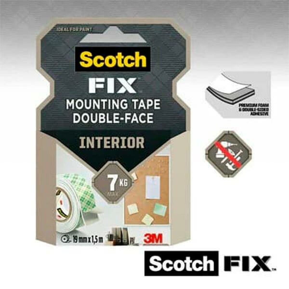 Fita de Dupla Face Scotch 4011915 Branco