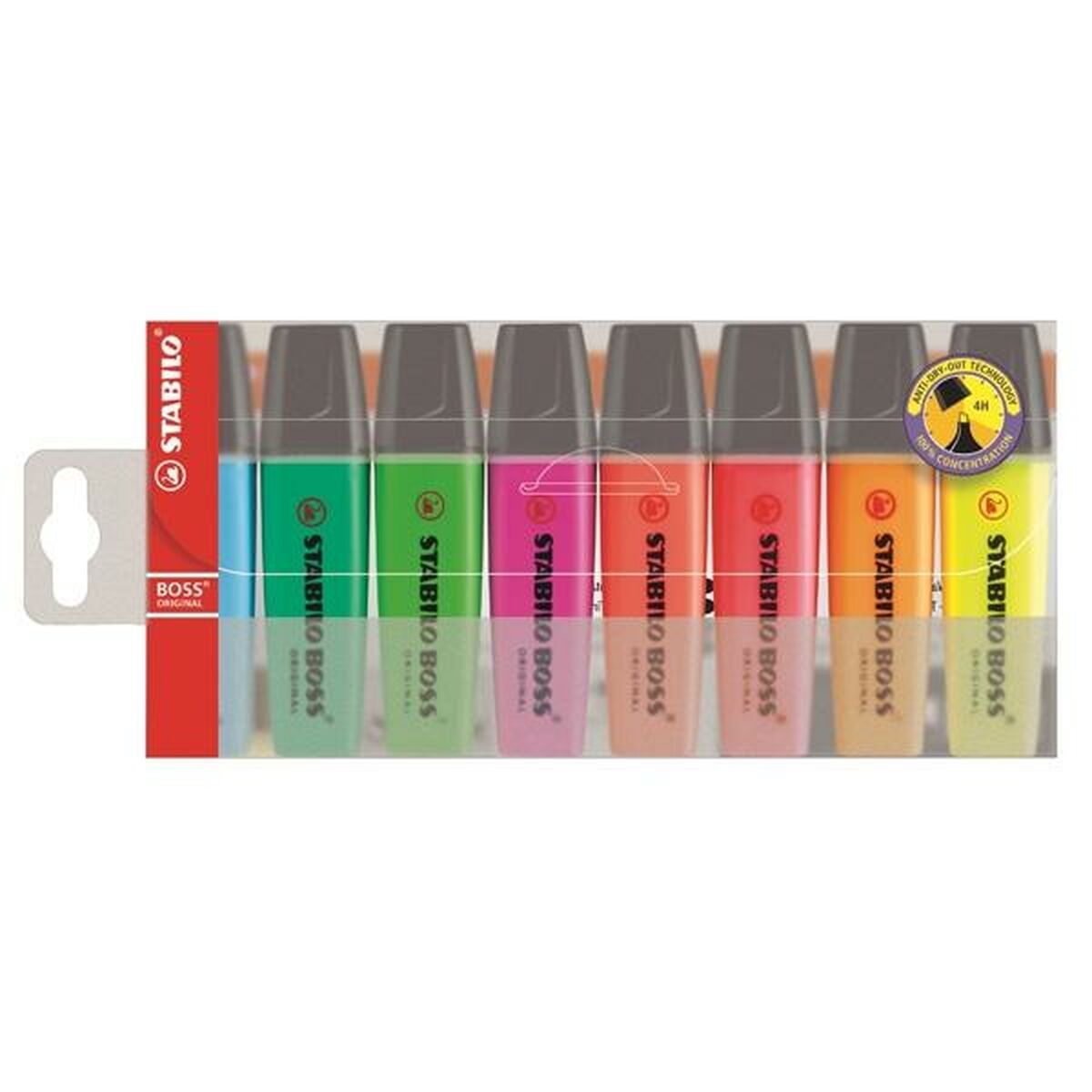 Conjunto de Marcadores Fluorescentes Stabilo BOSS Original Multicolor