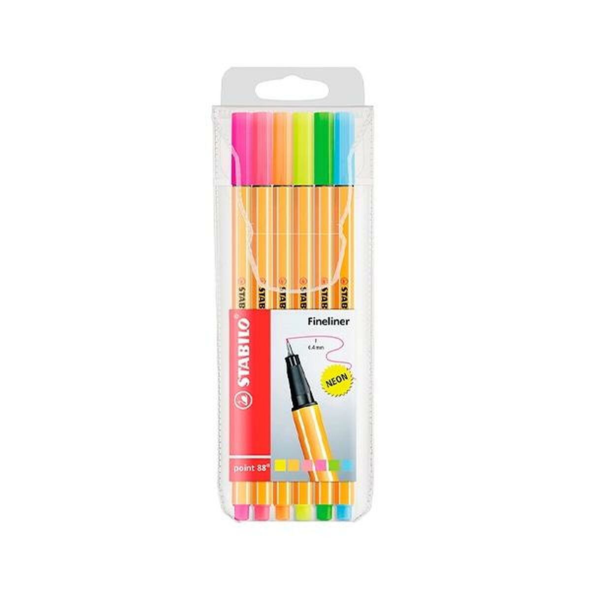 Rotuladores Stabilo 88/6-1 Multicolor (6 Unidades)