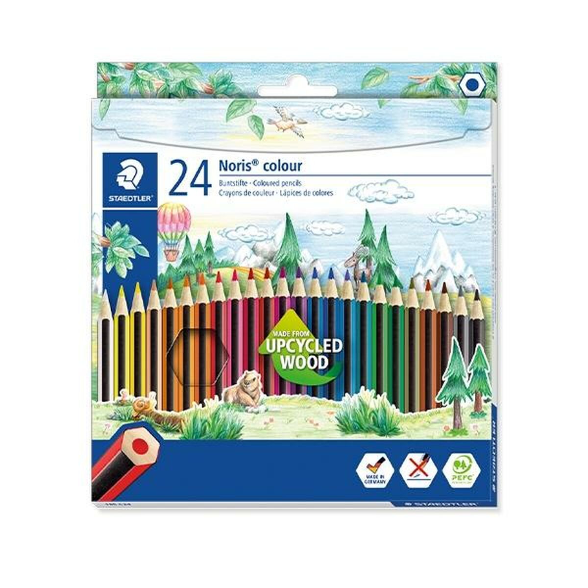 Lápis de cores Staedtler 185 C24 Branco Multicolor