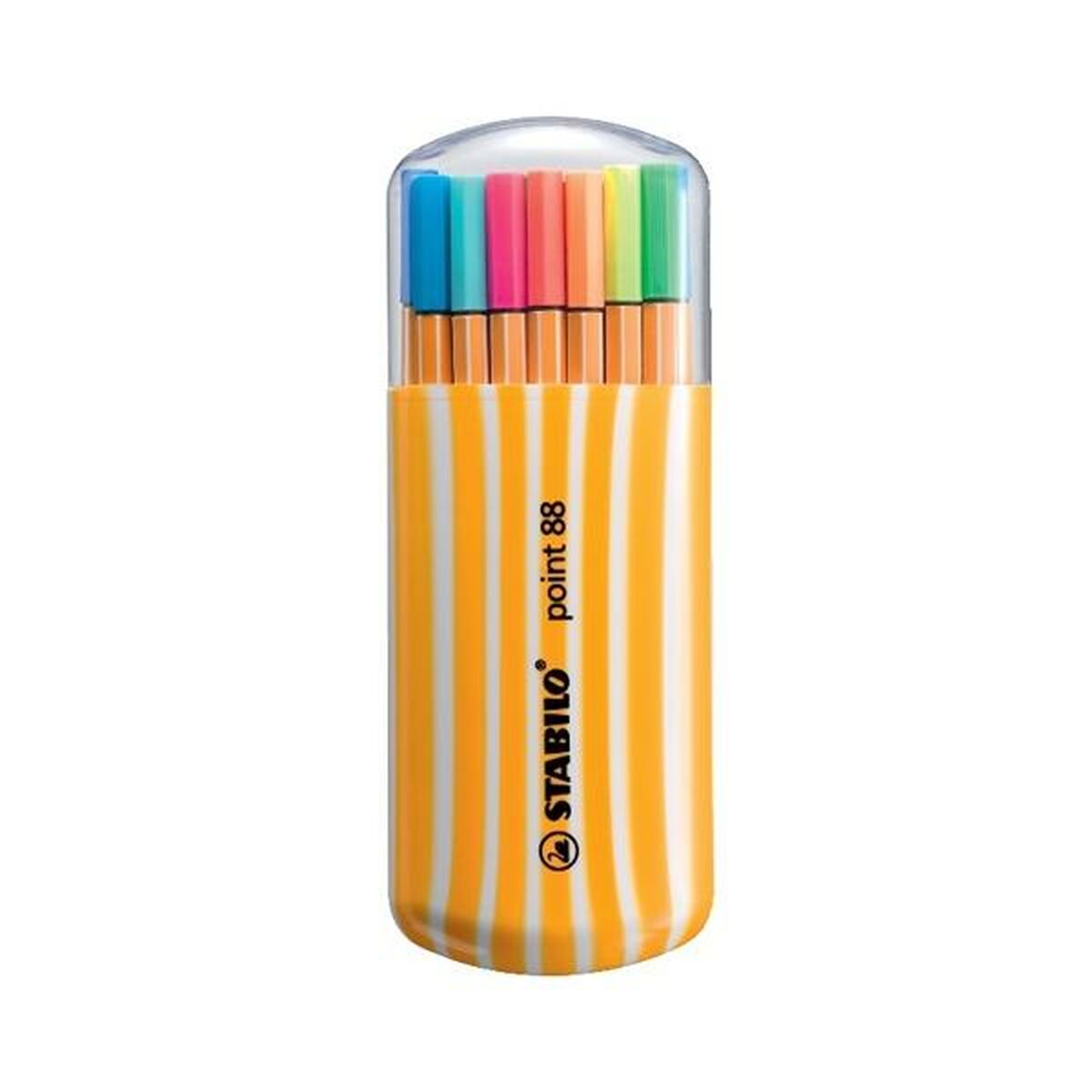 Conjunto de Canetas de Feltro Stabilo 8820-022 Multicolor