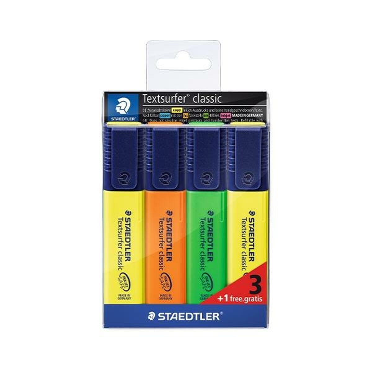 Marcador Fuorescente Staedtler 364-S WP4P