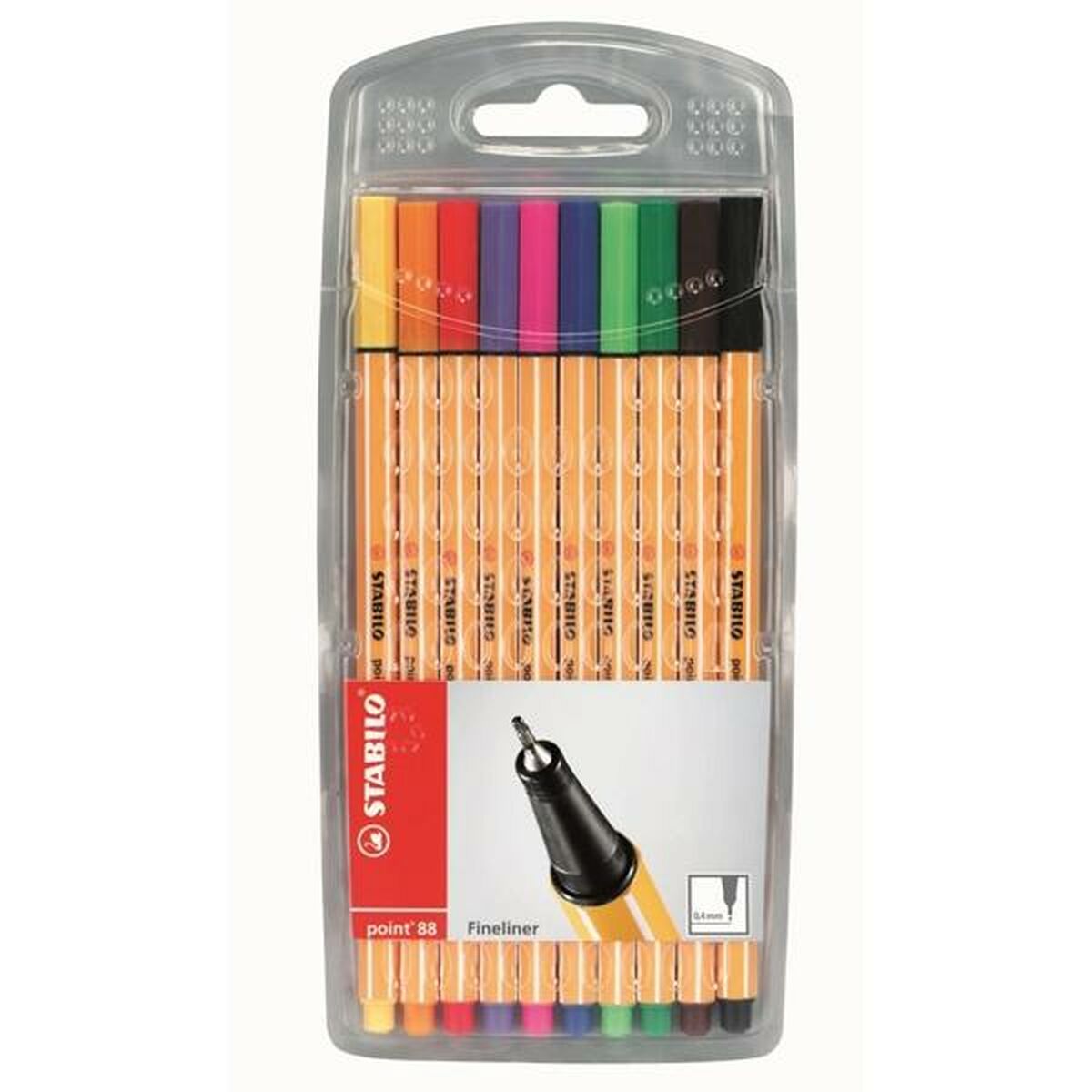 Rotuladores Stabilo Point 88 Multicolor (10 Unidades)