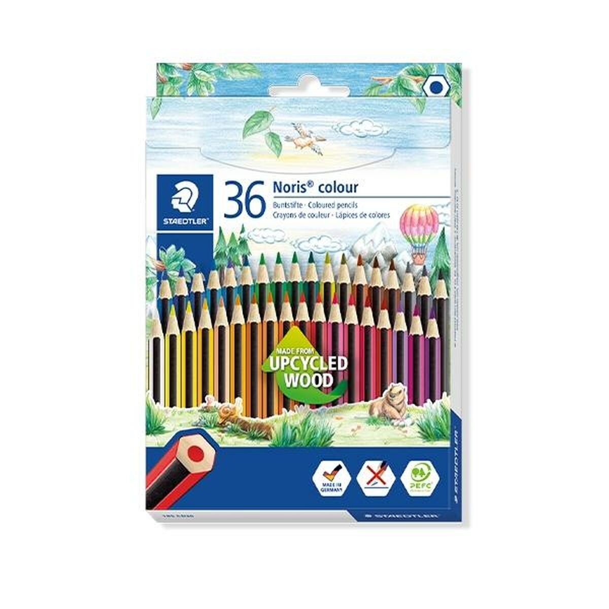 Lápis de cores Staedtler Noris colour 185 Preto Multicolor