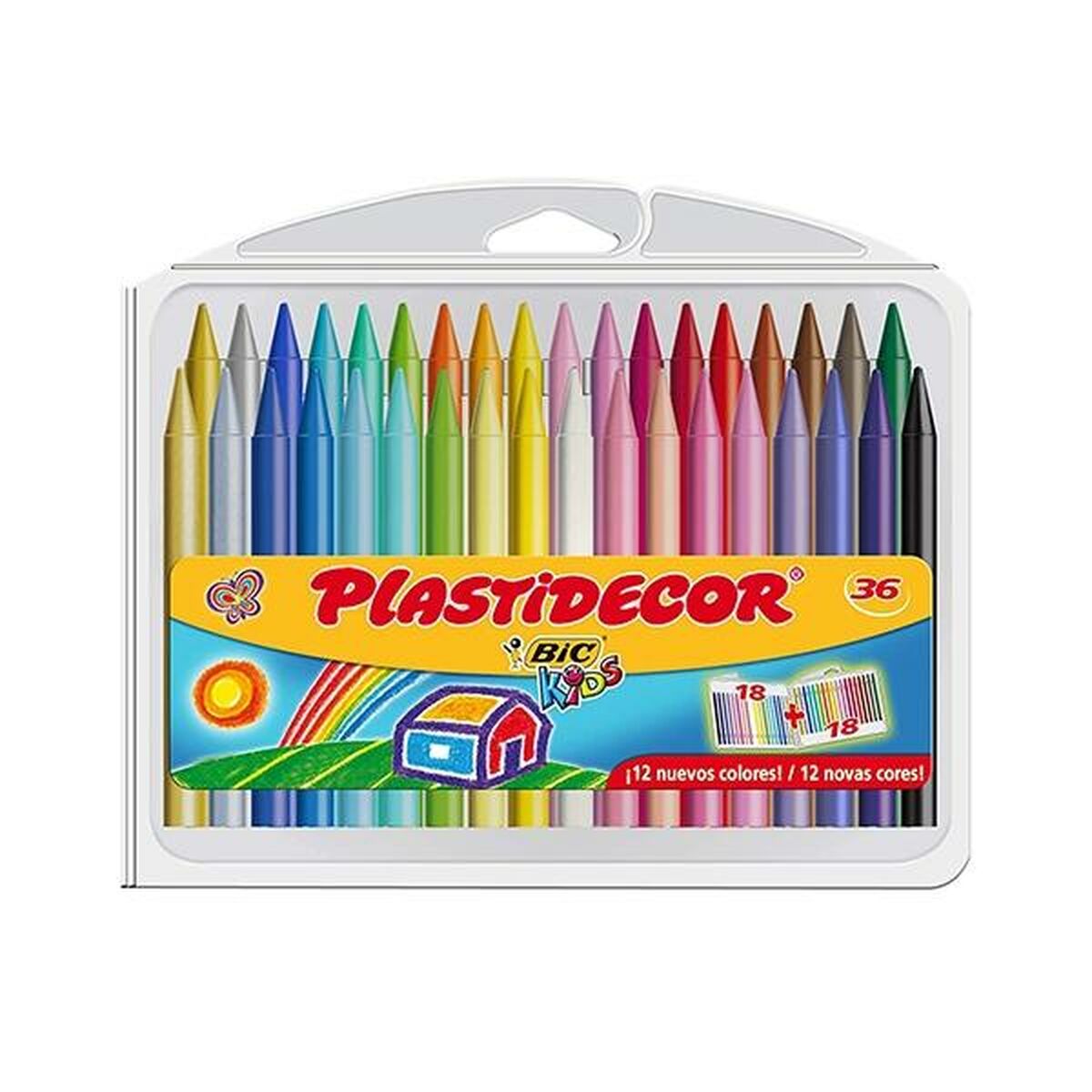 Ceras de cores Plastidecor Multicolor