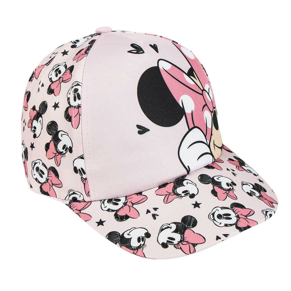 Boné Infantil Minnie Mouse Cor de Rosa