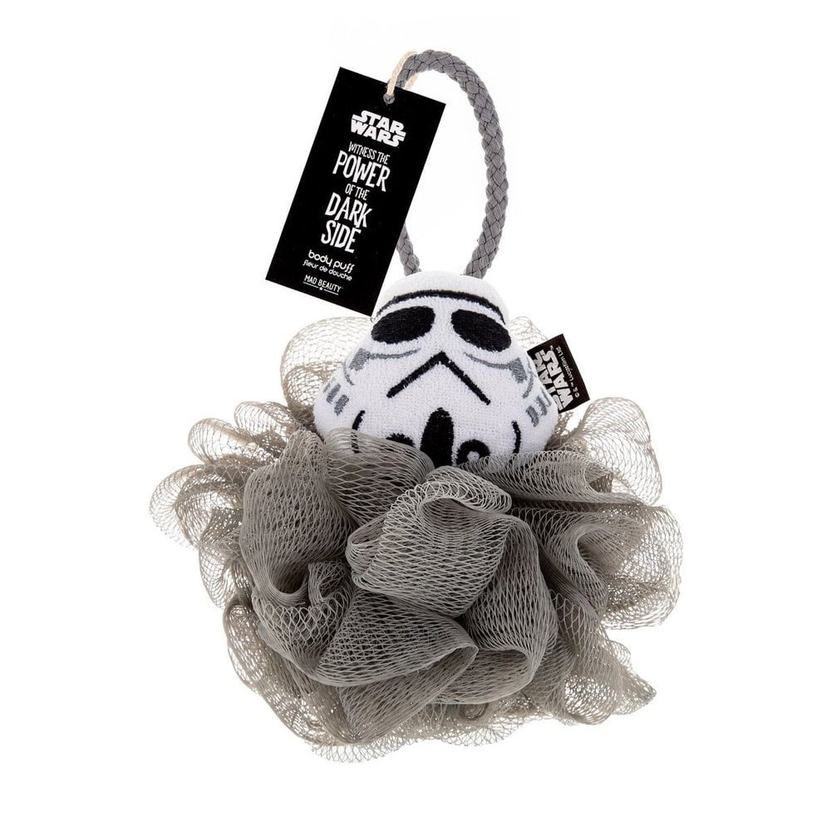 Esponja Corporal Mad Beauty Star Wars Dark Side Branco Cinzento