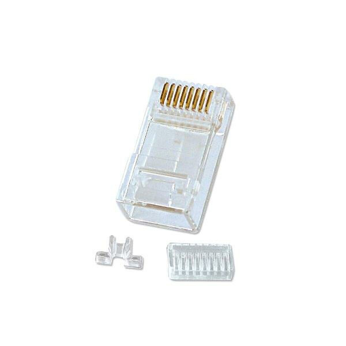 Conector RJ45 LINDY Branco (10 Unidades)