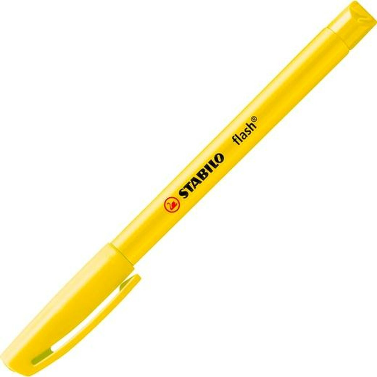 Marcador Fluorescente Stabilo Flash Amarelo 10 Unidades