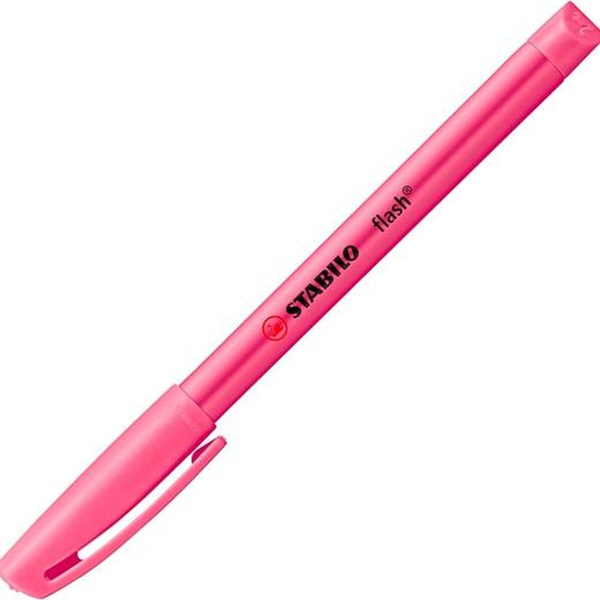 Marcador Fluorescente Stabilo Flash Cor de Rosa 10 Unidades
