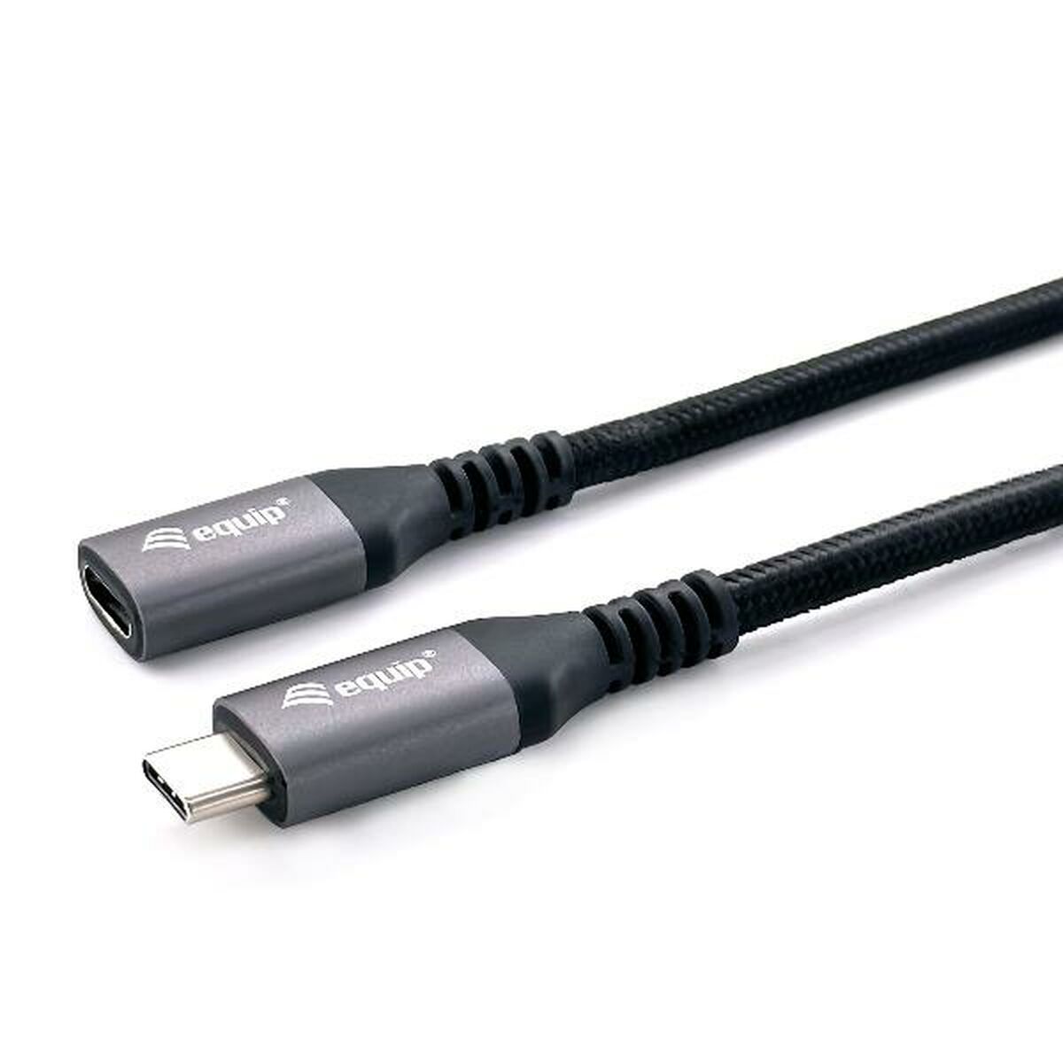 Cabo USB-C para USB-C Equip 128371 1 m Preto