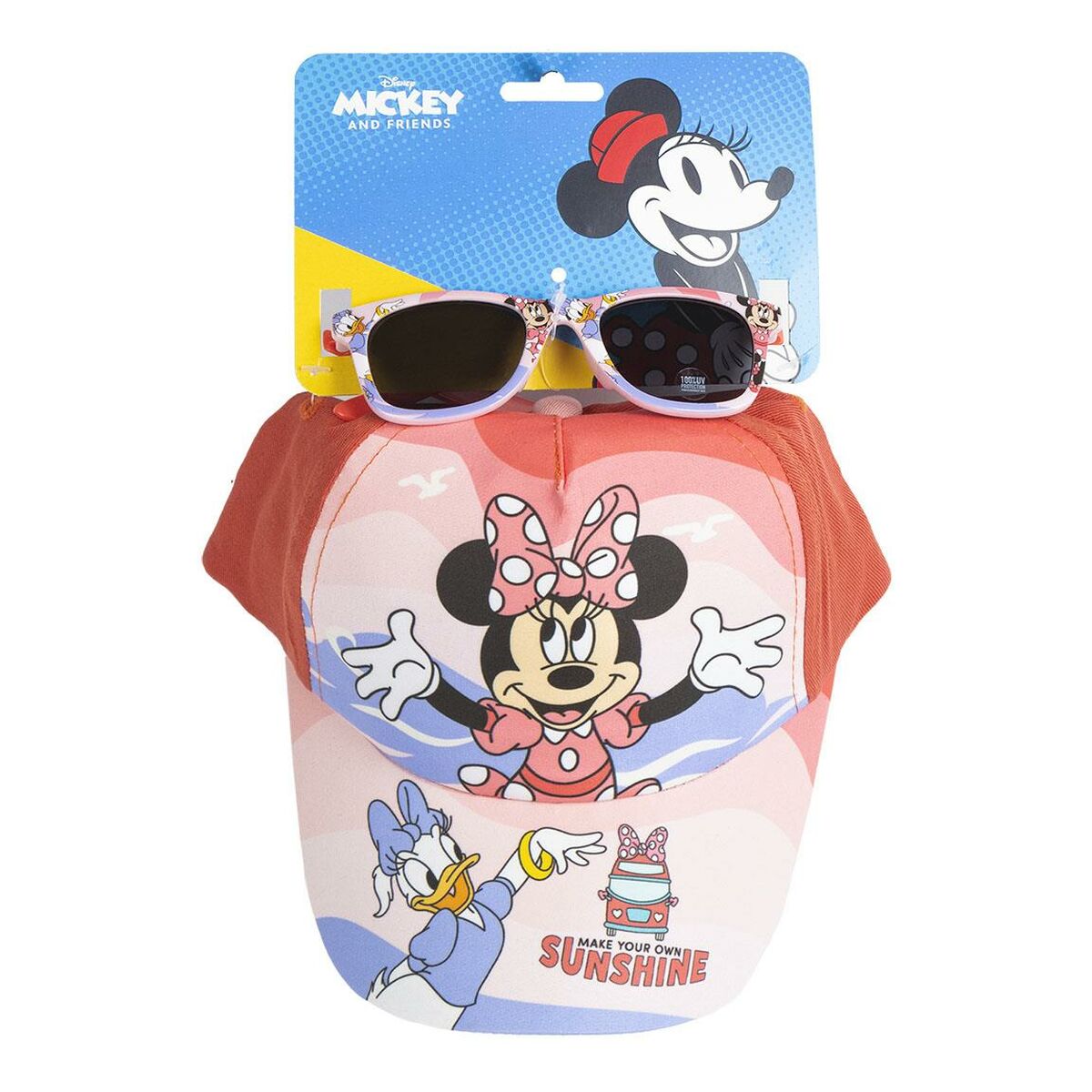 Óculos de Sol Infantis Minnie Mouse 53 cm Boné