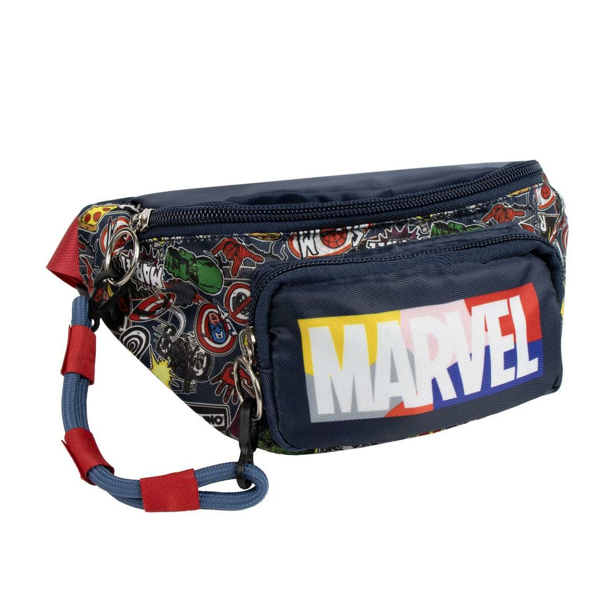 Bolsa de Cintura The Avengers Azul escuro 25,0 x 11,0 x 1,6 cm