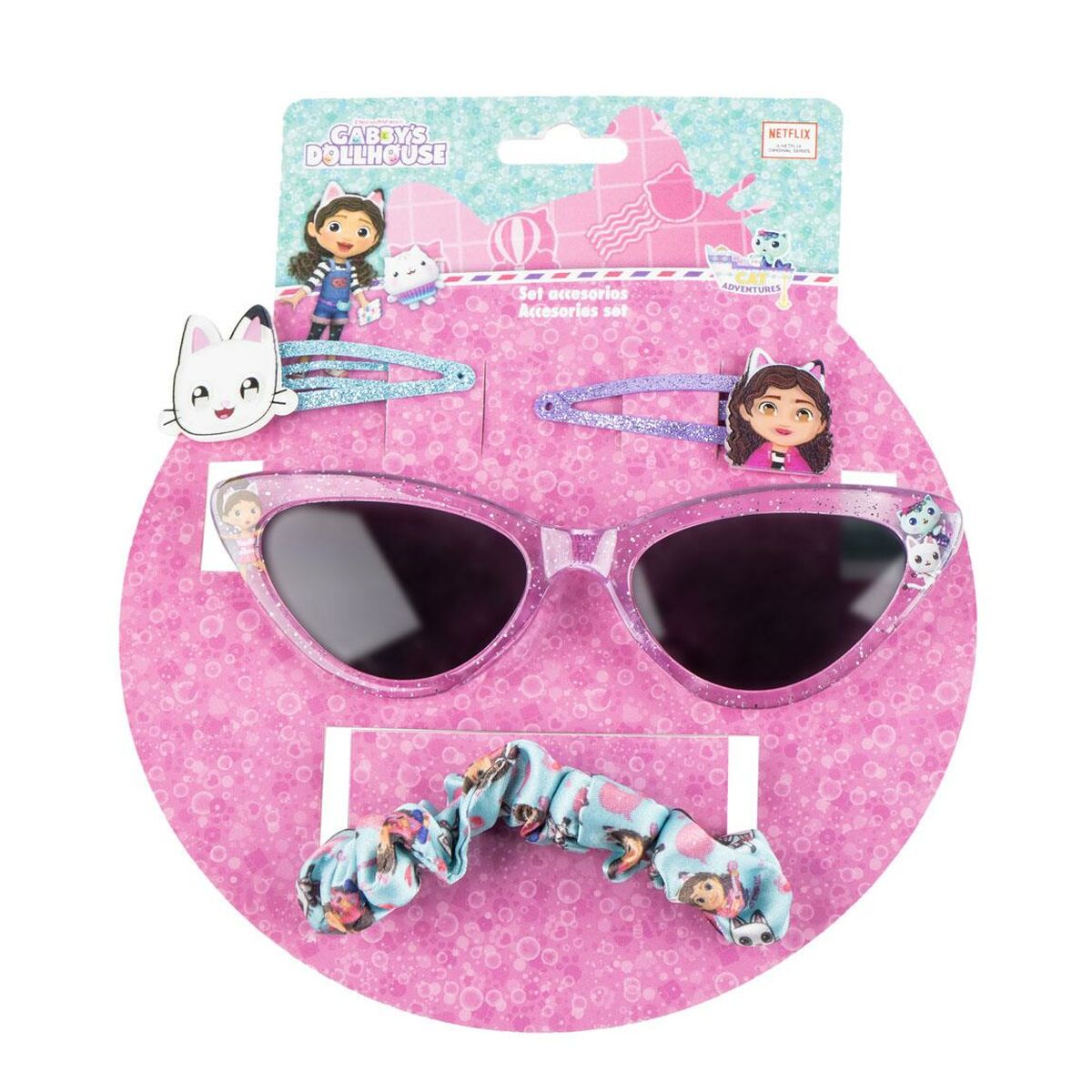 Óculos de Sol Infantis Gabby's Dollhouse Infantil 15 x 17 x 2 cm Acessórios para o Cabelo