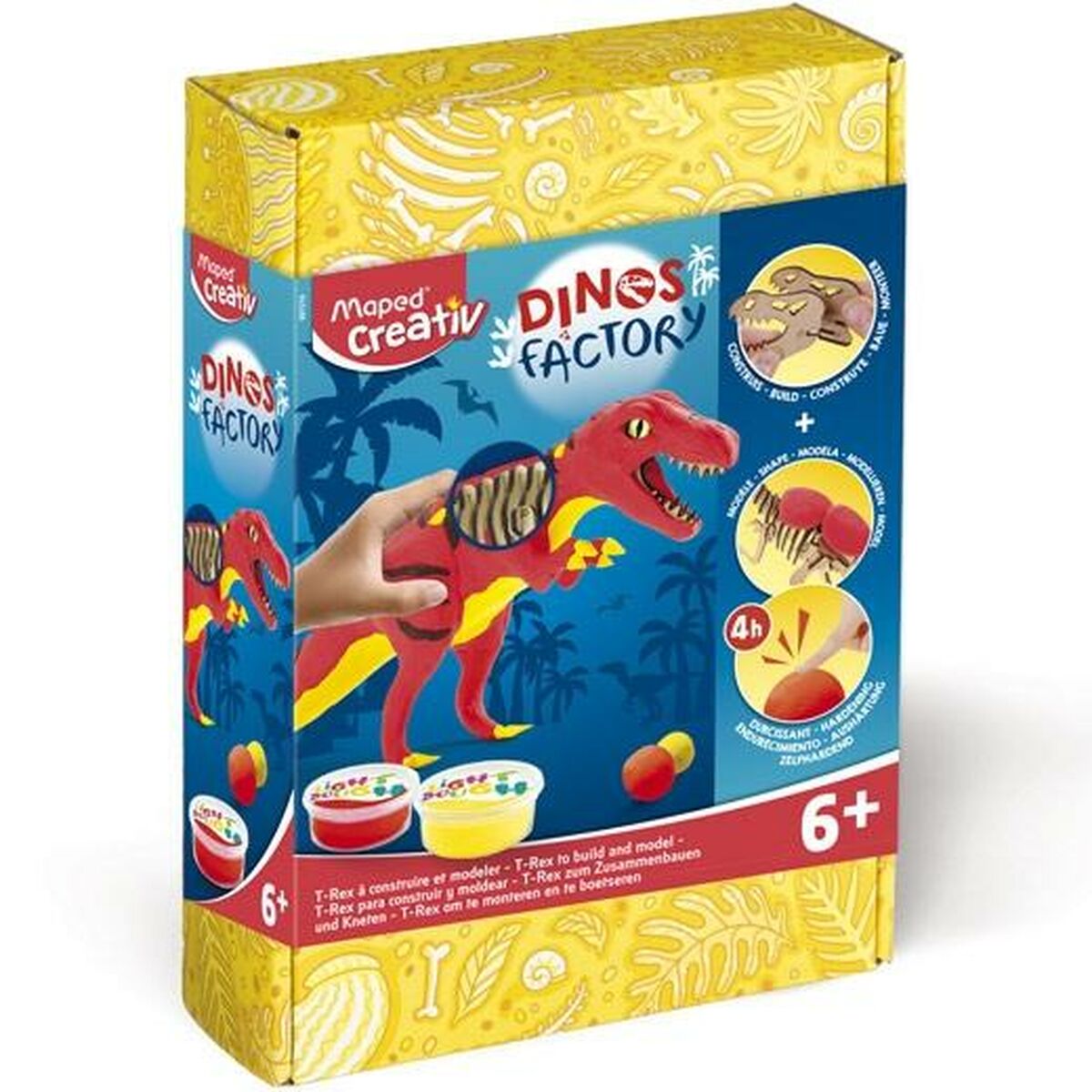 Jogo de Trabalhos Manuais Maped Dinos Factory Multicolor