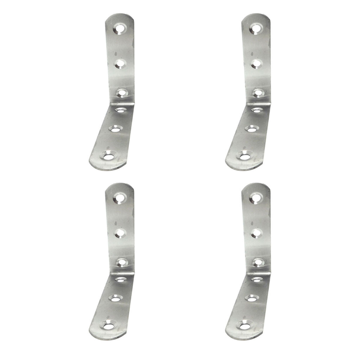 Esquadro de canto EDM 86093 an24 Aço inoxidável 8 x 8 x 1,9 cm 4 Unidades