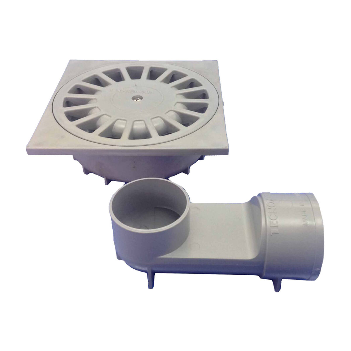 Dreno Tecnoagua t-88 vh PVC 25 x 25 x 7 cm Ø 11 - 9 cm