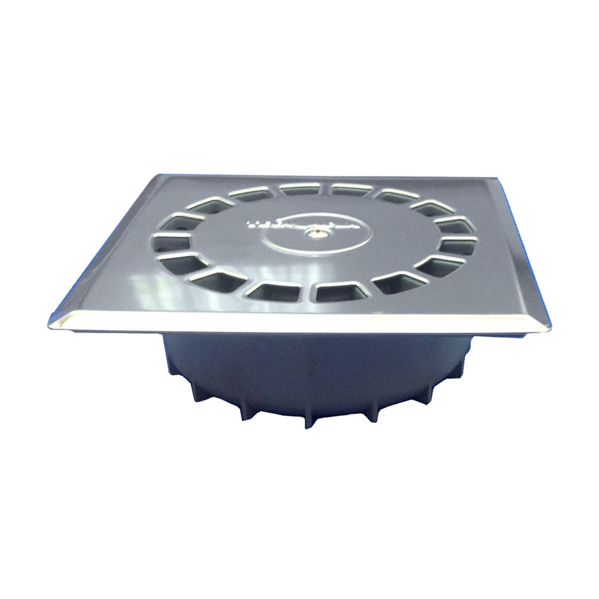 Dreno Tecnoagua T-88 I PVC Aço inoxidável 11,7 x 11,7 x 4,4 cm Ø 4 cm Vertical
