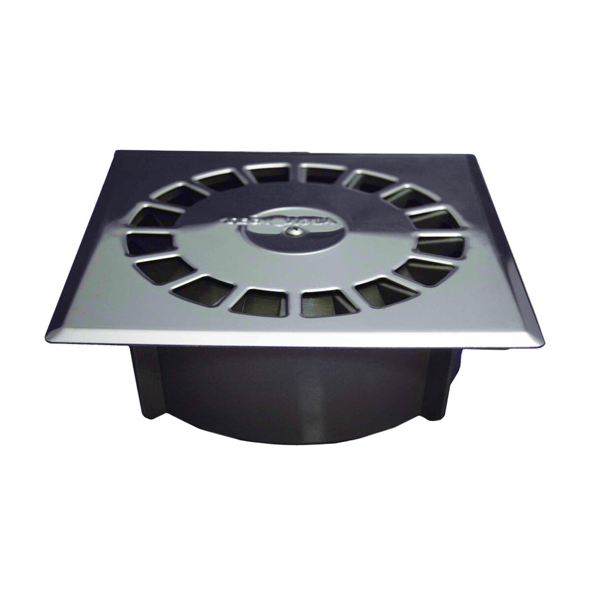 Dreno Tecnoagua T-88 I PVC Aço inoxidável 16,5 x 16,5 x 5,7 cm Ø 7,5 - 5 cm Vertical