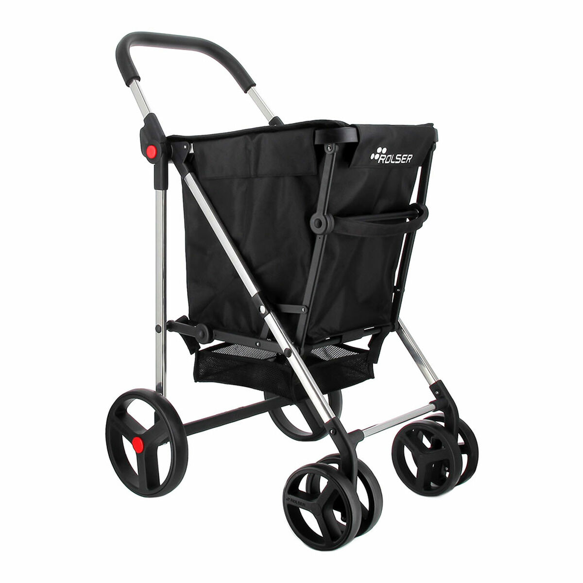 Carro de Compras Rolser basket mf 4b Preto 50 L