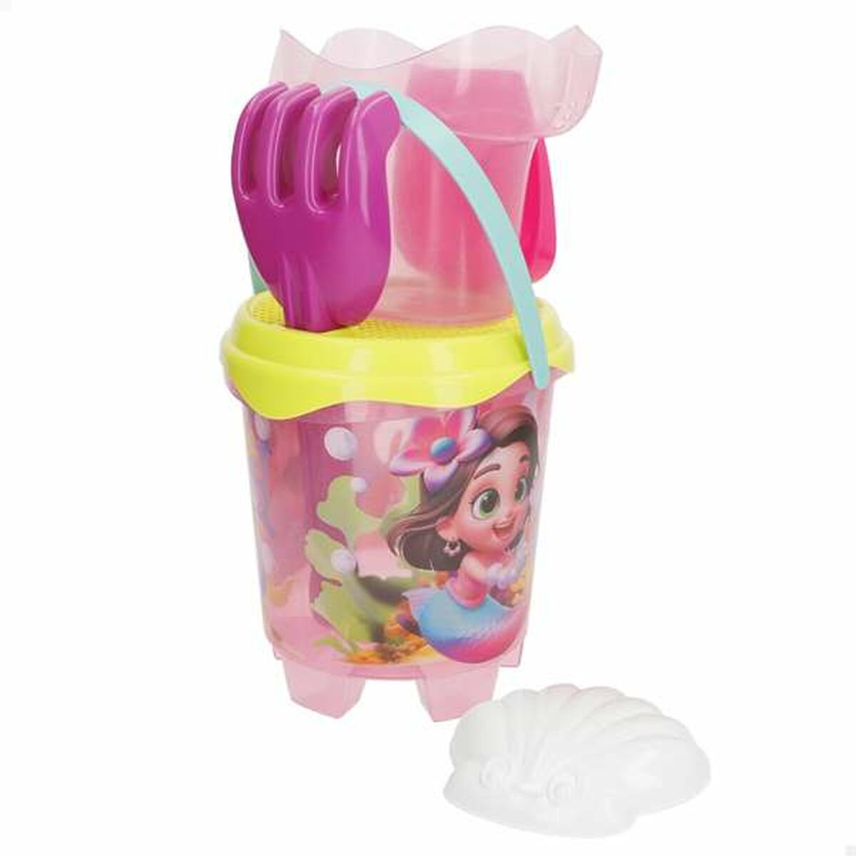 Balde de Praia Aktive 18 cm Sereia