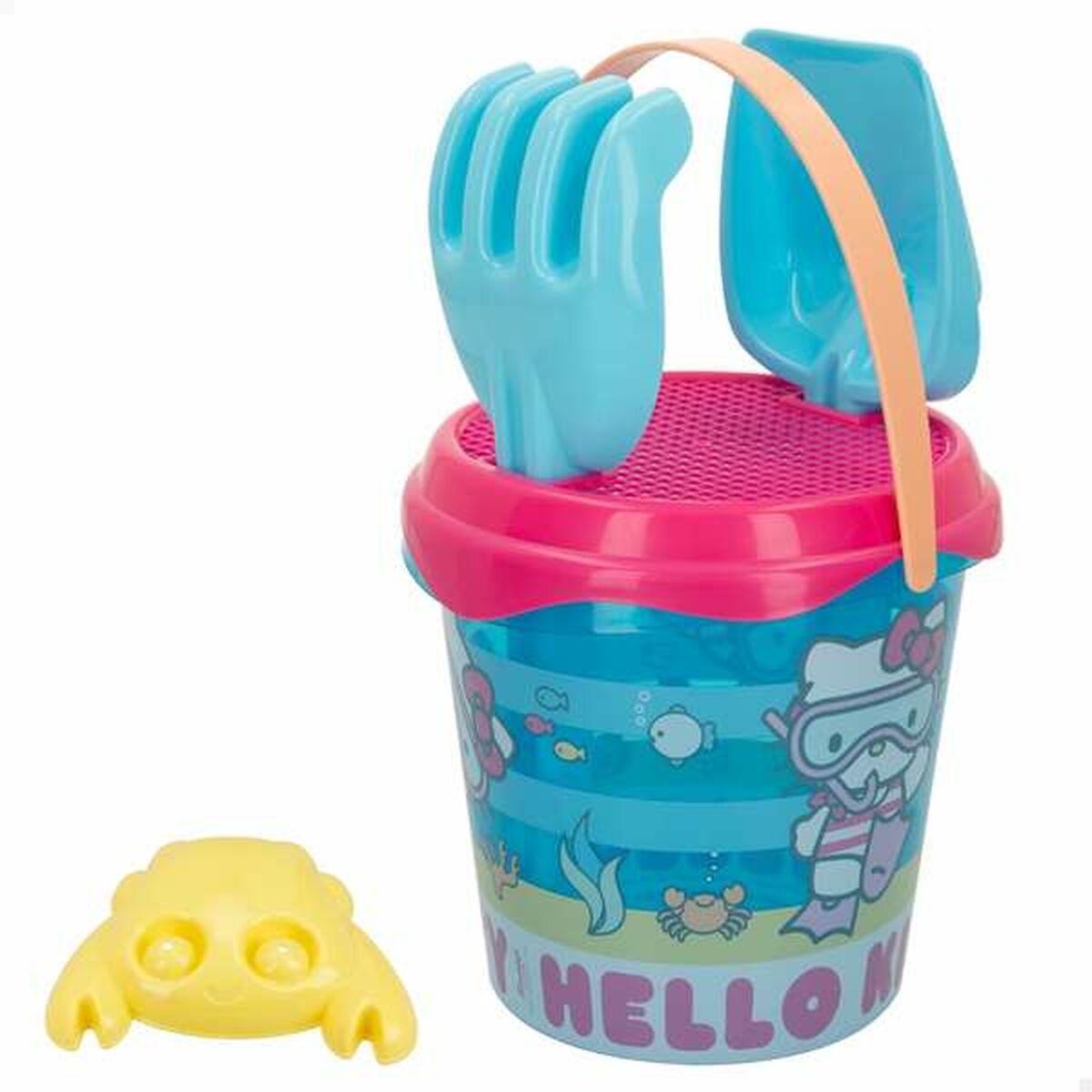 Balde de Praia Aktive Hello Kitty 18 cm