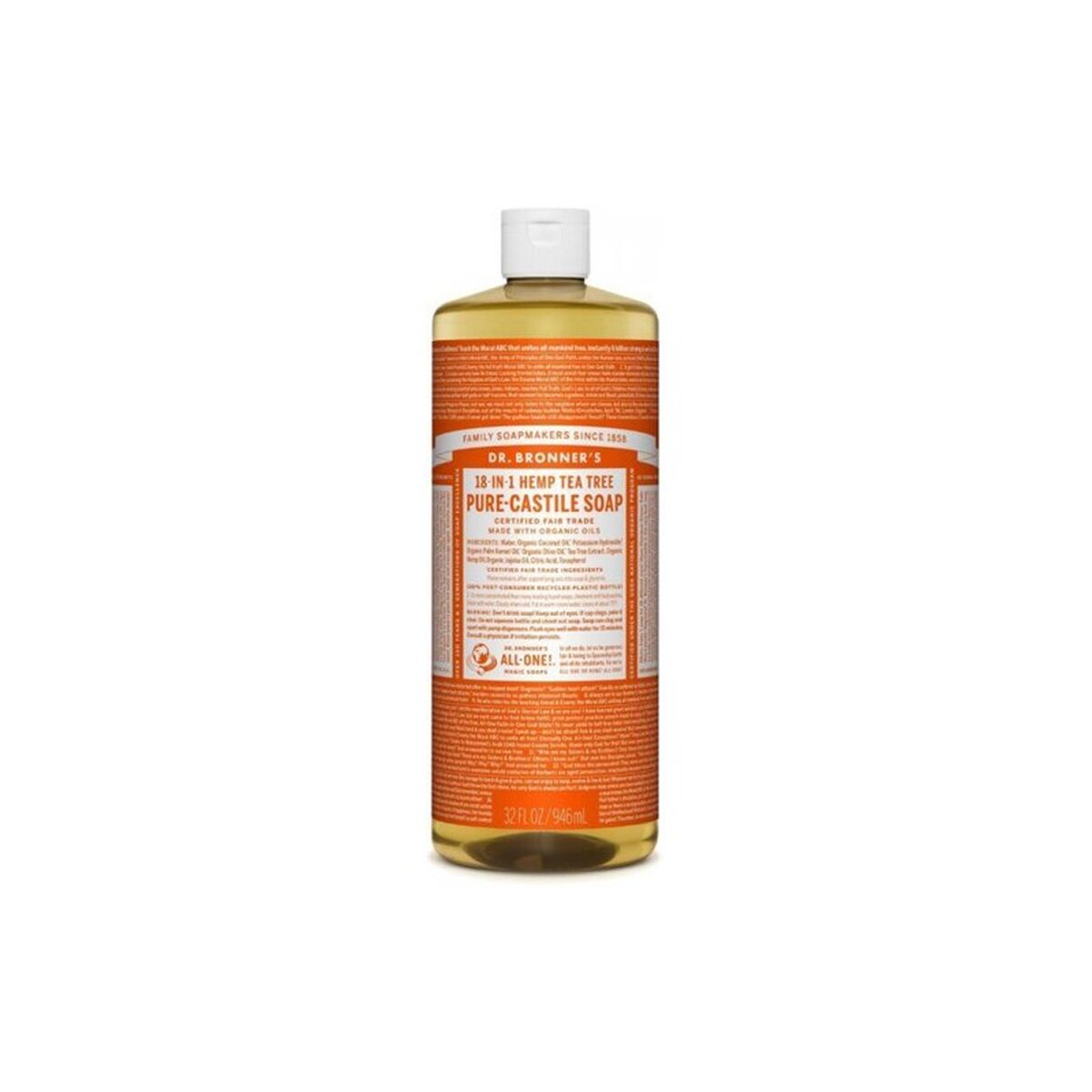 Sabonete Líquido Dr Bronner's Hemp Tea Tree 945 ml
