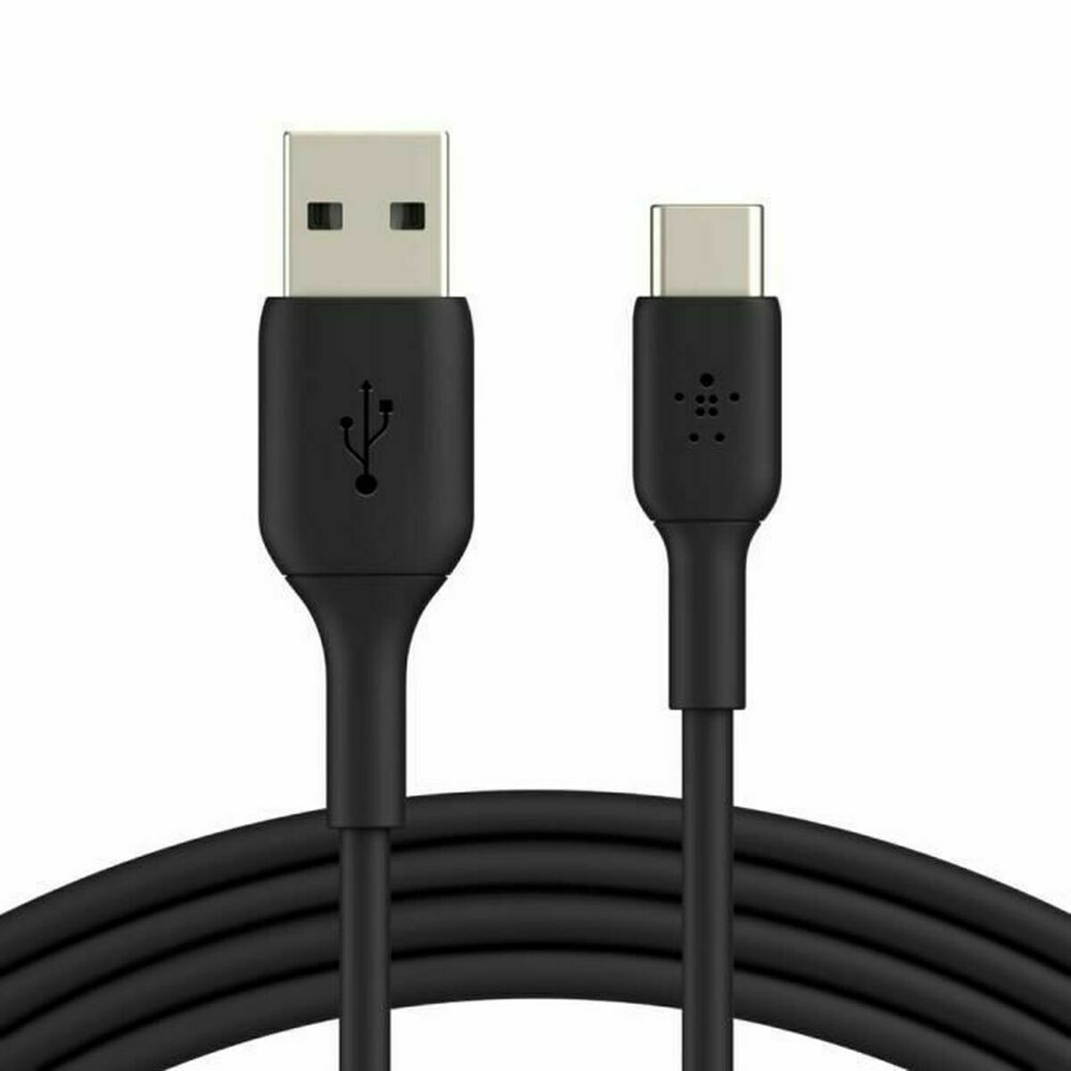 Cabo USB A para USB-C Belkin CAB001BT2MBK Preto 2 m