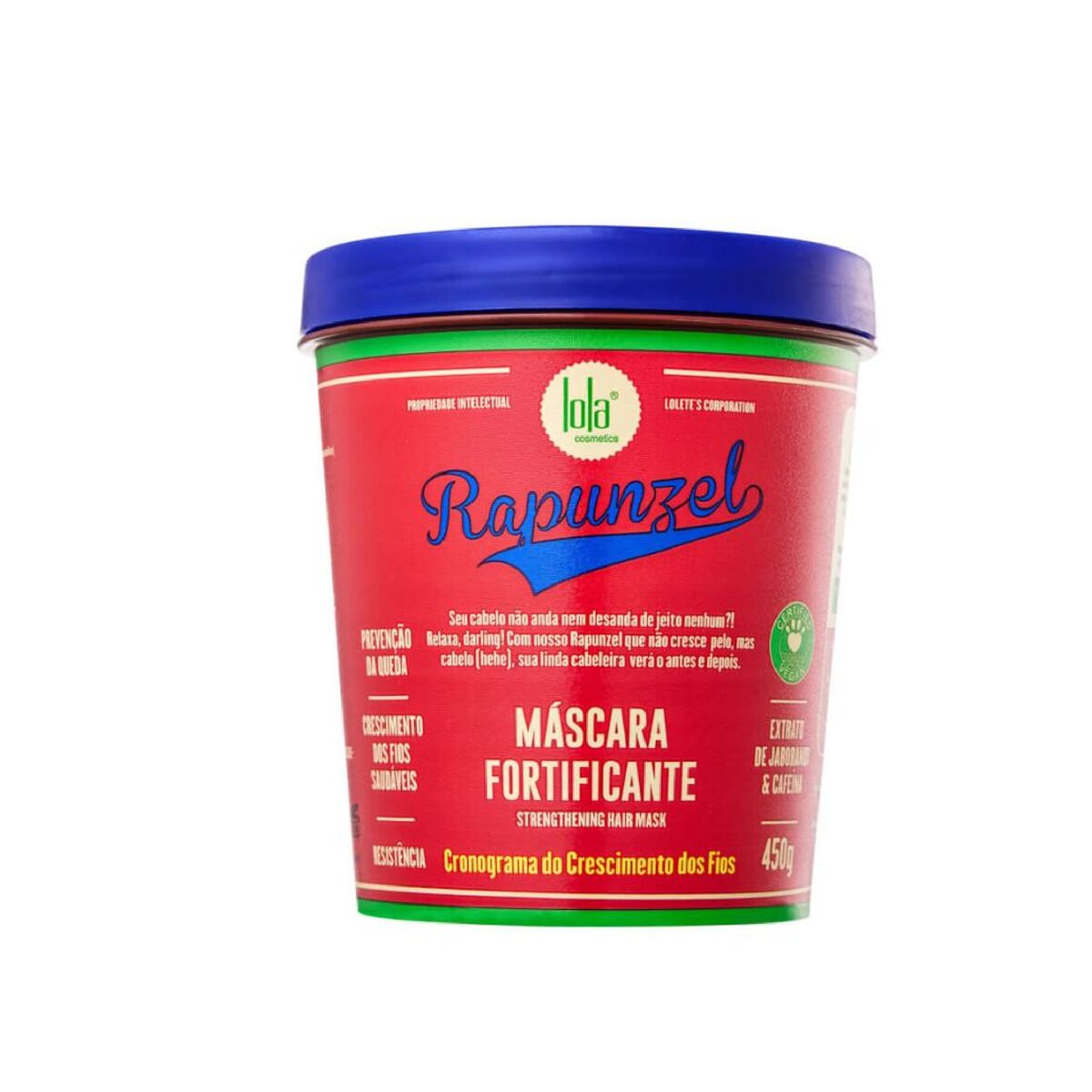 Máscara Capilar Lola Cosmetics Rapunzel 450 g