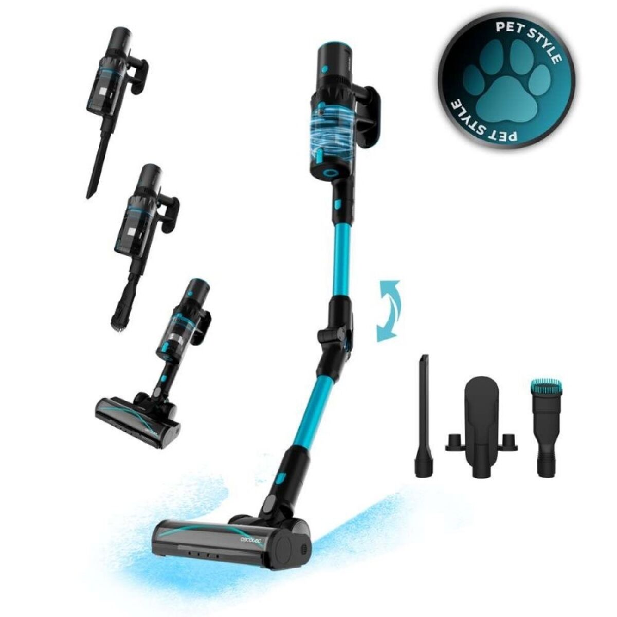 Aspirador Escova Cecotec Conga Rockstar 3500 Storm Pet Flex 500 W 150 AW