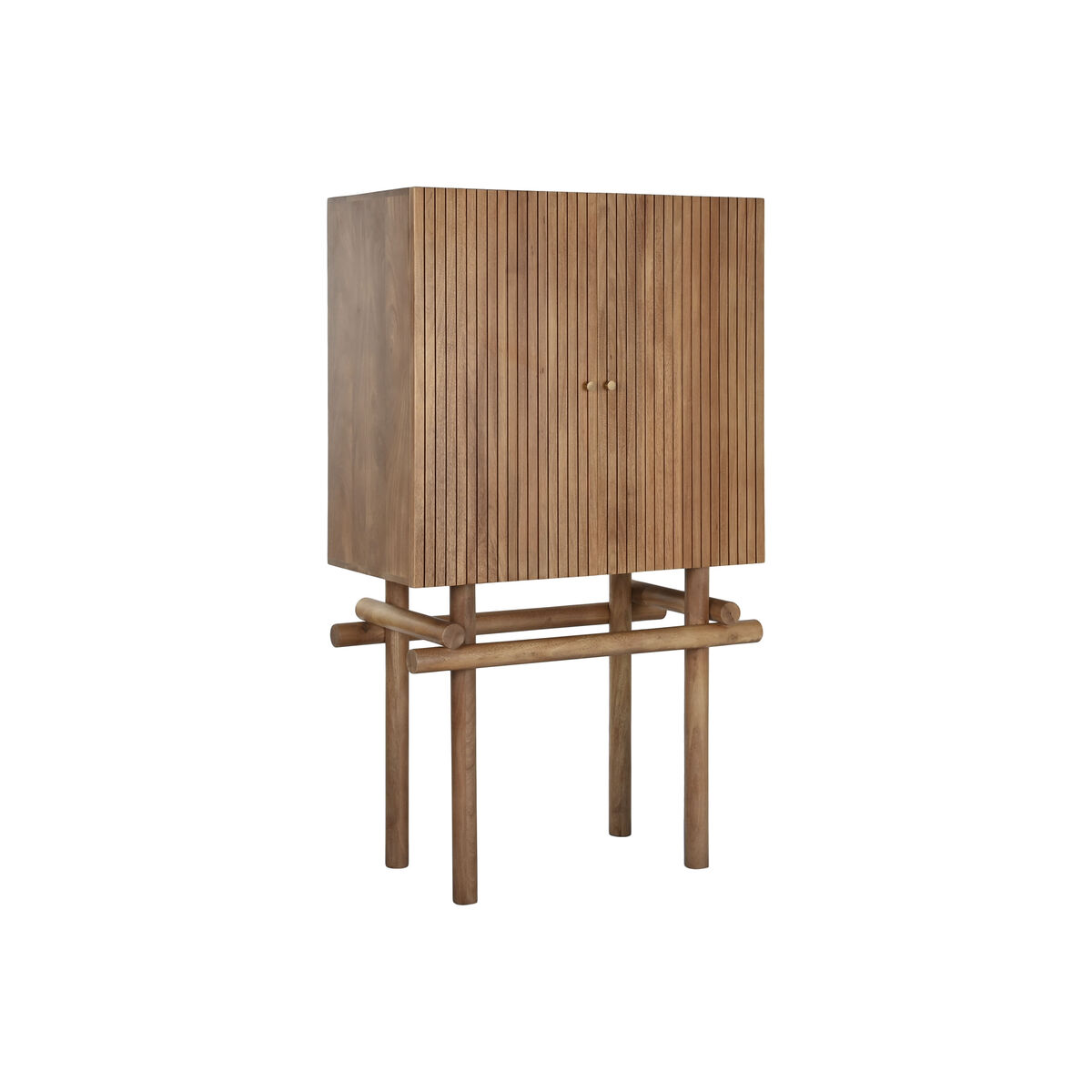 Suporte para garrafas Home ESPRIT Natural 90 x 45 x 156 cm