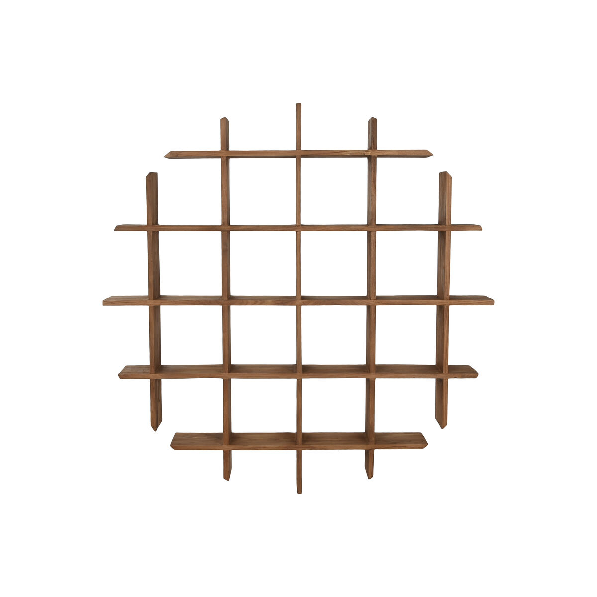 Estantes Home ESPRIT Teca 120 x 15 x 120 cm