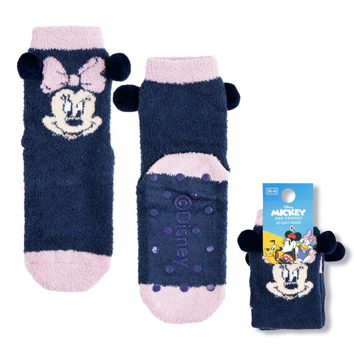 Meias Antiderrapantes Minnie Mouse