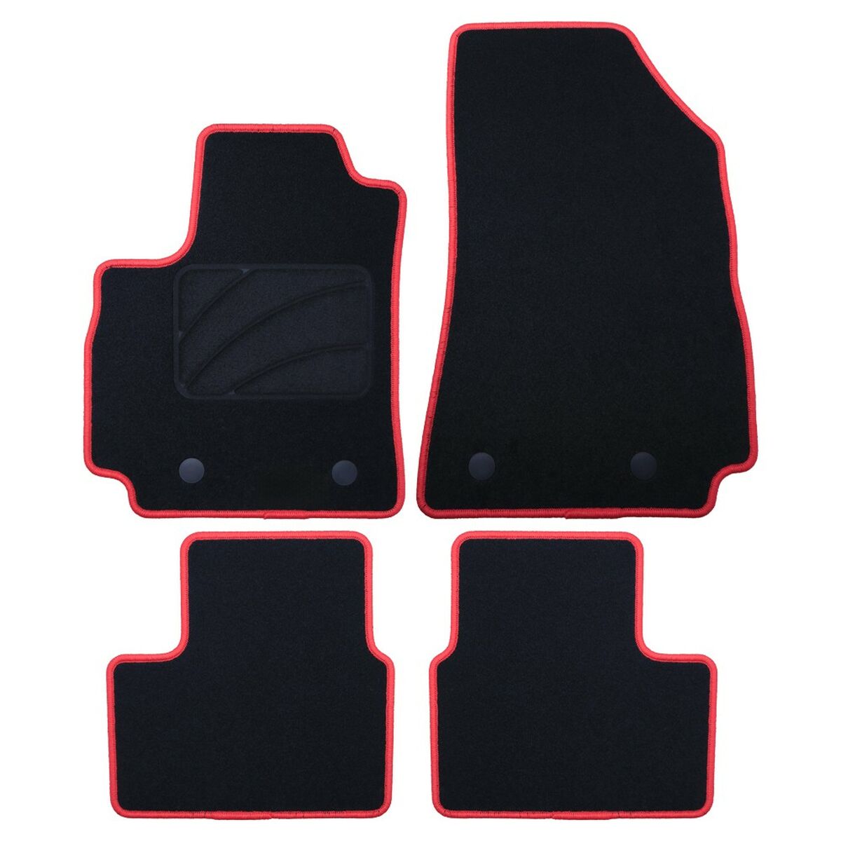 Conjunto de Tapetes de Carro OCC Motorsport OCCRT0055RD Renault Arkana (2021) 5 Peças