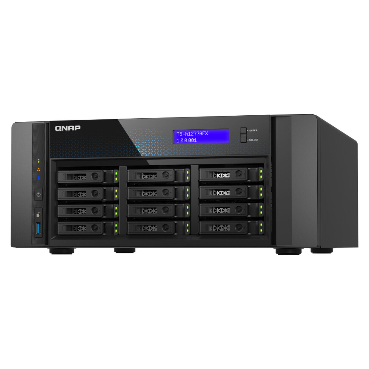 Armazenamanto em Rede NAS Qnap TS-H1277AFX-R7-32G Preto