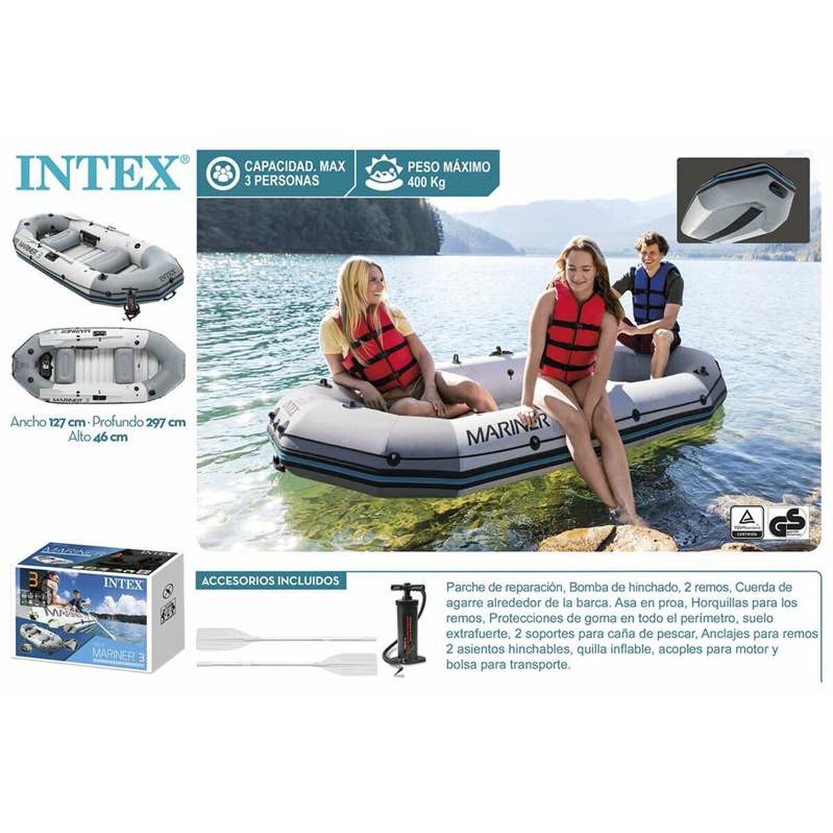 Barco Insuflável Intex