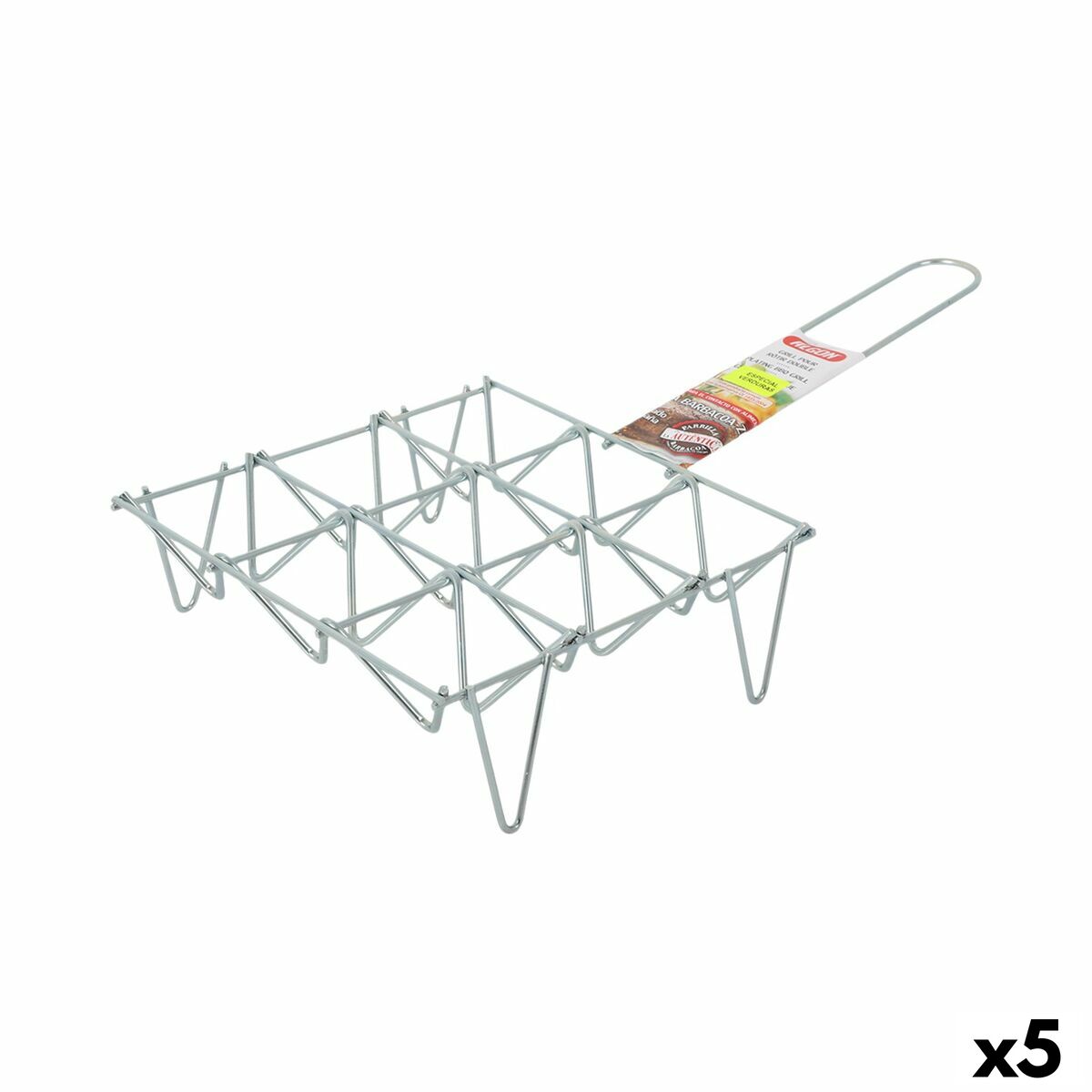 Grelhador Algon Algon 26 x 55 cm (5 Unidades)
